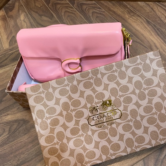Pink Coach cushion bag | medium sized | A1 first copy - Picture 2 of 4